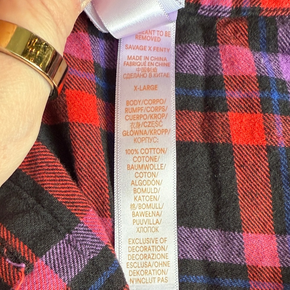 Savage X Fenty Plaid Pajama Set - Picture 5 of 15